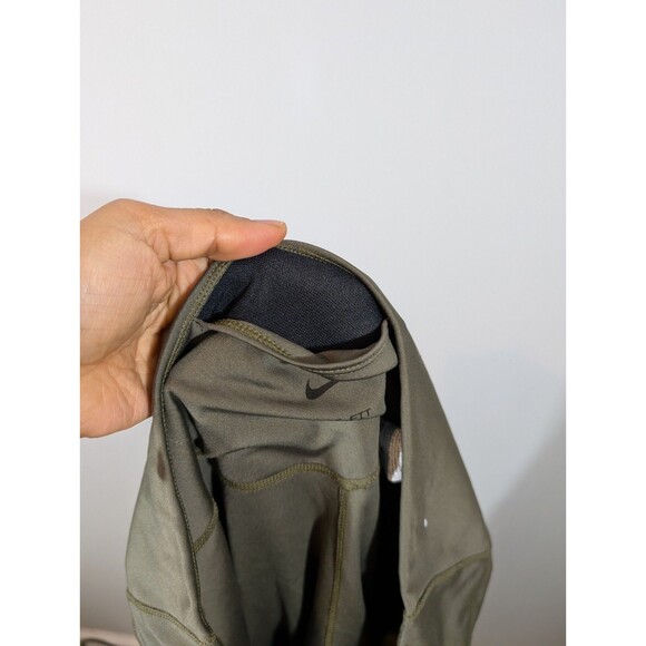 Nike Dri Fit Womens Green High Waist Athletic Leggings Sz XL Workout Training - Picture 6 of 8